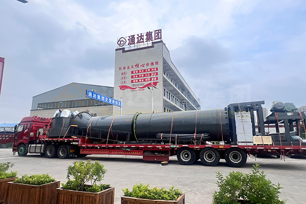 正陽有機肥烘干機發貨.jpg