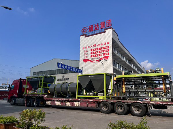 安徽六安顆粒有機肥生產線發貨3.jpg